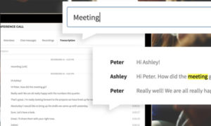 Auto Transcription search