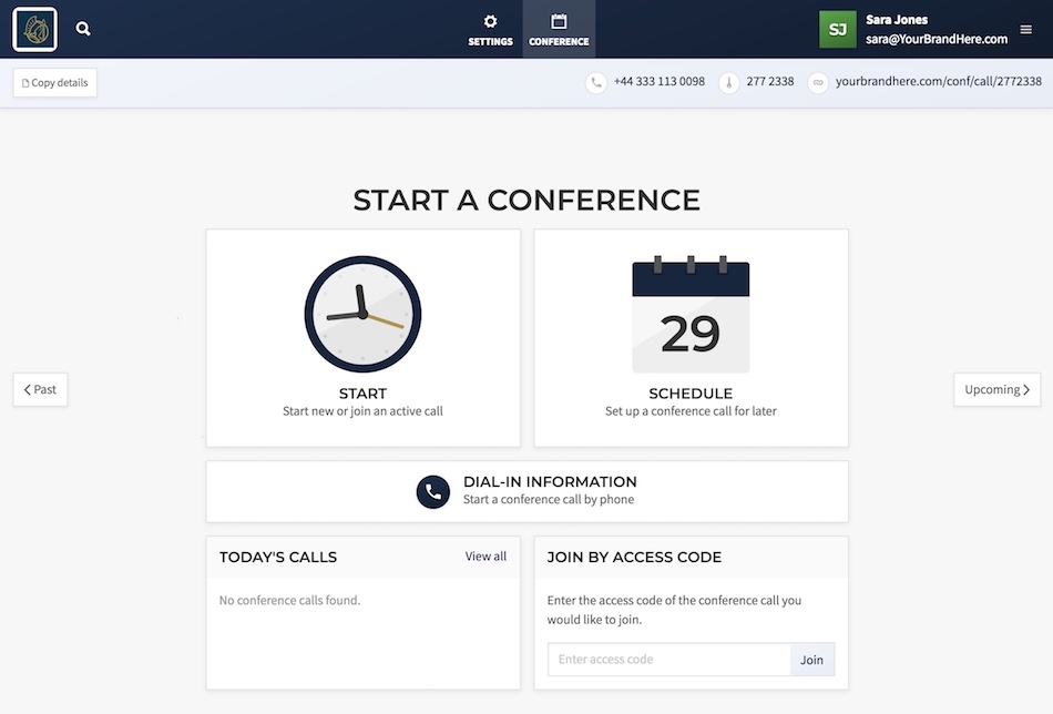 Cara gawe jadwal rapat virtual karo Callbridge