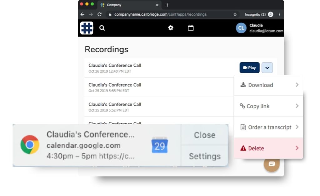 meeting recording-notification