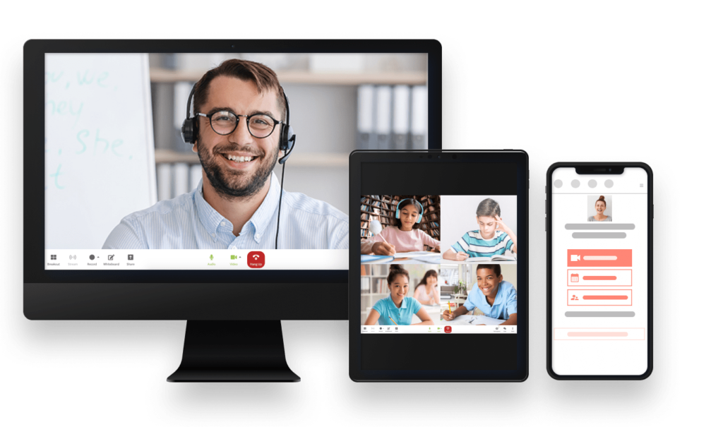 Video call from multi-device